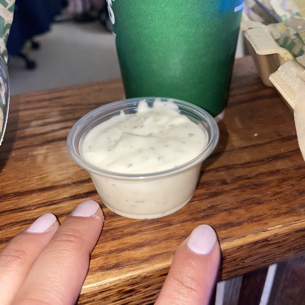 Wingstop - My own Cesar dressing since they forgot my ranch! - Chicken Wings Near Me - Van Nuys, California Wingstop - My own Cesar dressing since they forgot my ranch! - Chicken Wings Near Me - Van Nuys, California