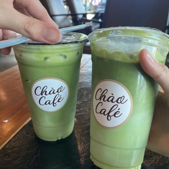 Chao Cafe - Pandan Matcha and Mung Bean Matcha - Coffee & Tea Near Me - Austin, Texas