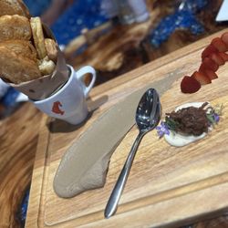The Spott - Duck live mousse... so delicious. Confit onions, delicious buttery crostini