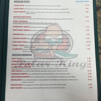 Polar King - Menu - Mexican Near Me - Coalville, Utah