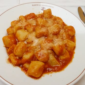 Flavio al Velavevodetto - Gnocchi con sugo di involtini - Roman Near Me - Rome, RM