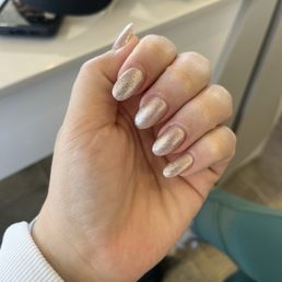 Acrylic fill with gel polish