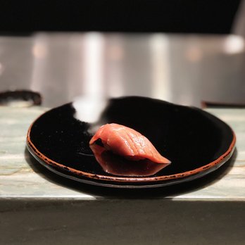 Aburi Hana - Ō-toro Zuke Nigiri - bluefin tuna belly marinated in dashi shoyu - Sushi Bars Near Me - Toronto, Ontario Aburi Hana - Ō-toro Zuke Nigiri - bluefin tuna belly marinated in dashi shoyu - Sushi Bars Near Me - Toronto, Ontario
