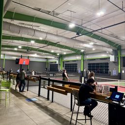 Indoor pickle ball courts...