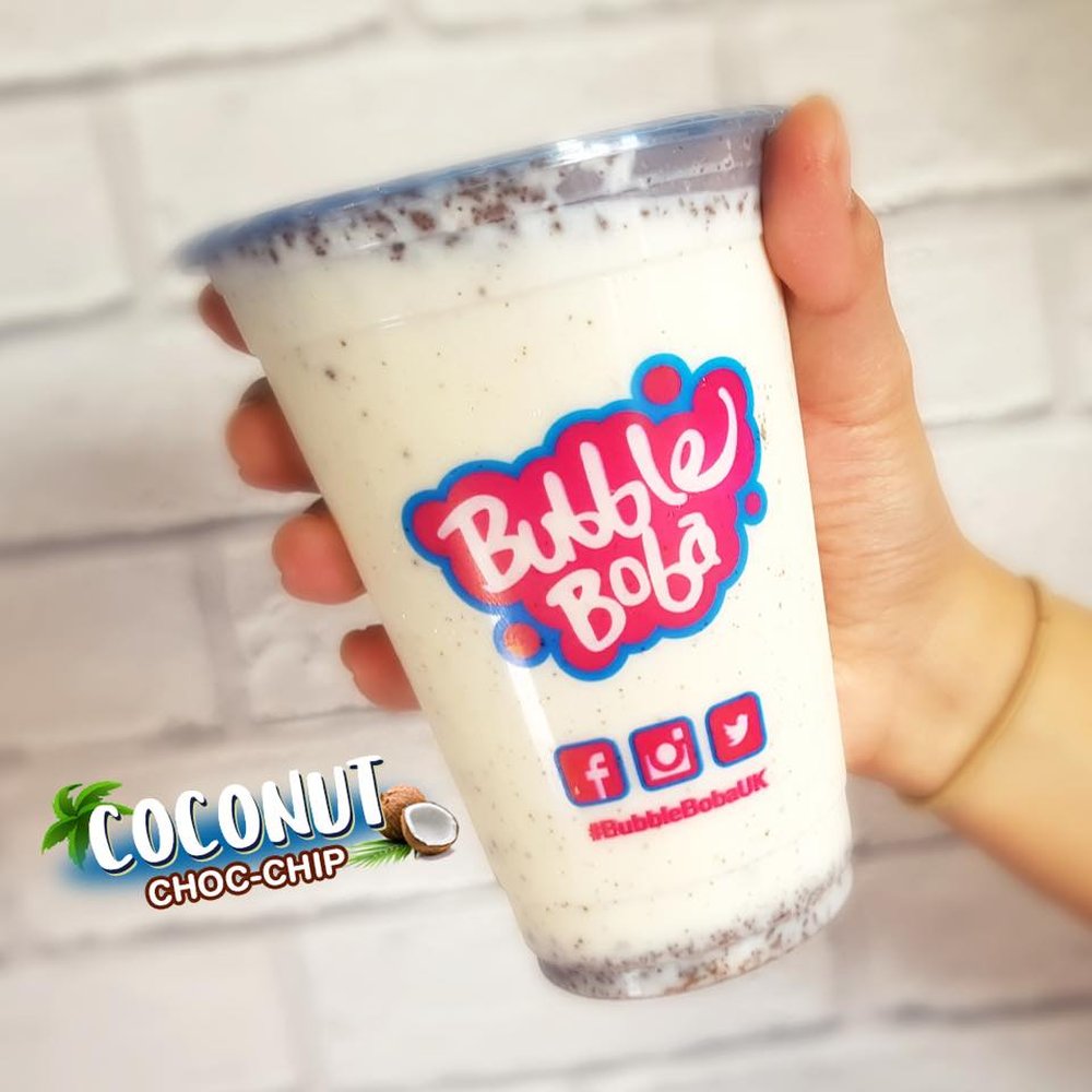 Bubble Boba - Coconut Choc Chip Milkshake - Bubble Tea Near Me - Coventry, XWM