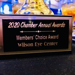 Wilson Eye Center - 2020 Winner of the coveted Members Choice Award from the Valdosta/Lowndes County Chamber of Commerce