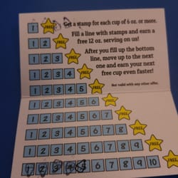 Level Up Frozen Yogurt - I love their level up reward system!!!