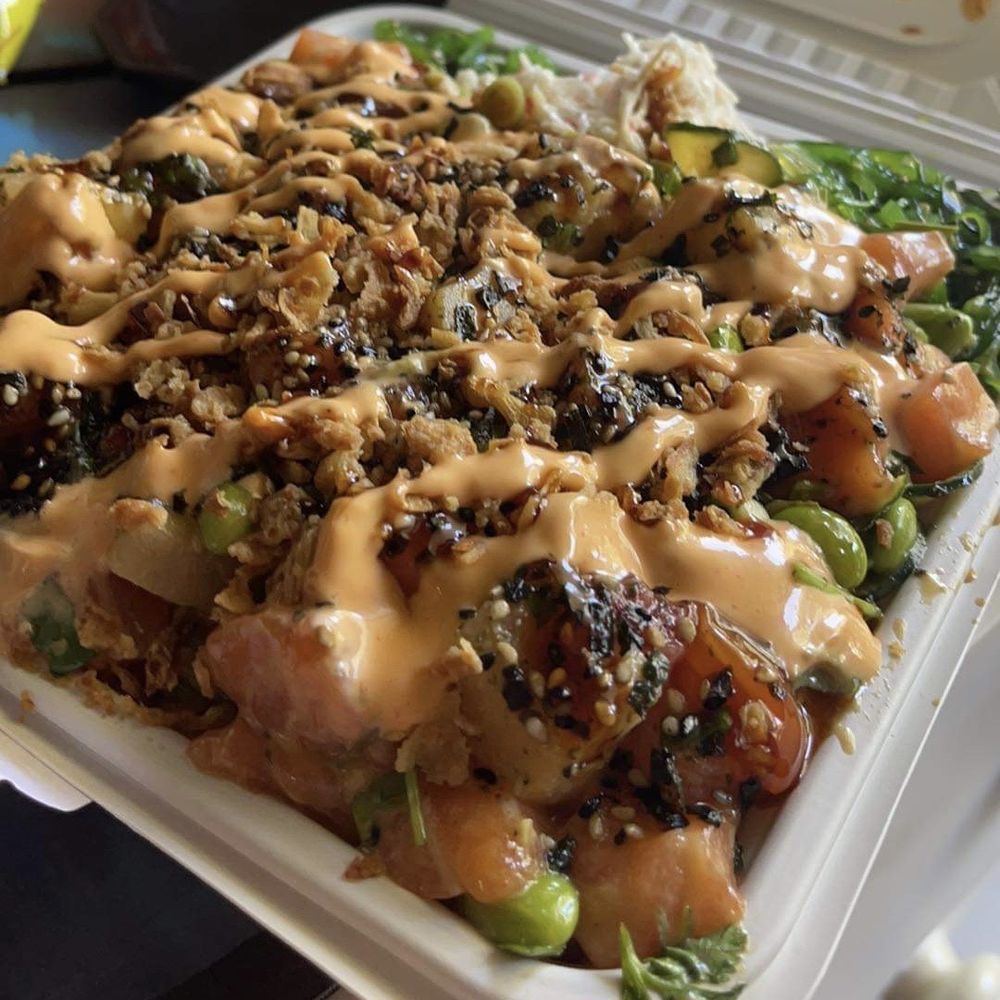 Poke Rainbow - Large Poke Bowl - Poke Near Me - Redondo Beach, California Poke Rainbow - Large Poke Bowl - Poke Near Me - Redondo Beach, California