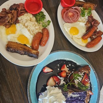 Sue’s Place - Triple Hog Silog and Ube Delight French Toast - Breakfast & Brunch Near Me - Pinole, California Sue’s Place - Triple Hog Silog and Ube Delight French Toast - Breakfast & Brunch Near Me - Pinole, California