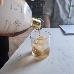 The Woodruff - Smoked old Fashioned with Casamigos Tequila