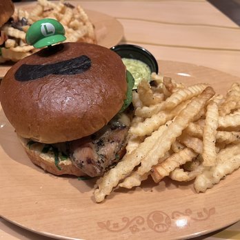 Toadstool Cafe - Luigi Burger - Cafes Near Me - Universal City, California