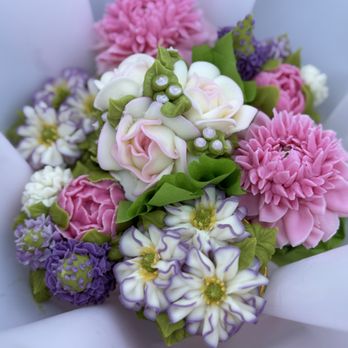 Blossoms by Michele - Seven cupcake edible bouquet - Cupcakes Near Me