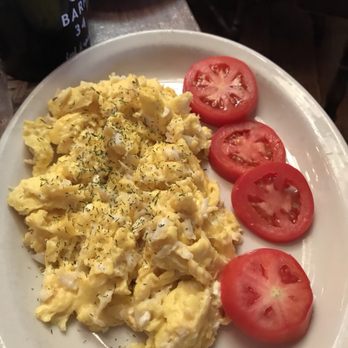 Barn 34 - Crabby eggs. Scrambled eggs with lump crab meat, cream cheese, and dill. - Bars Near Me - Ocean City, Maryland Barn 34 - Crabby eggs. Scrambled eggs with lump crab meat, cream cheese, and dill. - Bars Near Me - Ocean City, Maryland