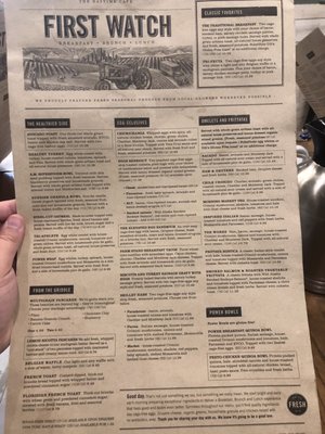 Menu photo 5 First Watch Columbus, OH