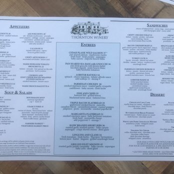 Thornton Winery - Menu 9/2020 - Wineries Near Me - Temecula, California Thornton Winery - Menu 9/2020 - Wineries Near Me - Temecula, California