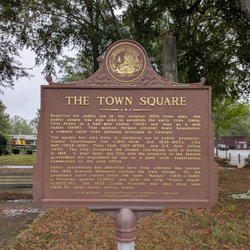 The Town Square Historical Marker, Madison