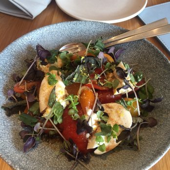 Kost - Tomato and burrata salad - American Near Me - Toronto, Ontario Kost - Tomato and burrata salad - American Near Me - Toronto, Ontario