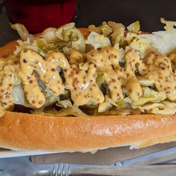 Wiener Kitchen - The classic dog! This is how it came. I didn't add to its magnificence. - Breakfast & Brunch Near Me - Overland Park, Kansas Wiener Kitchen - The classic dog! This is how it came. I didn't add to its magnificence. - Breakfast & Brunch Near Me - Overland Park, Kansas