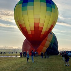 Floyd Bennett Memorial Airport - Groovy pixelated envelope (envelope = balloon/parachute).