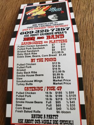 Menu photo 1 The Hambone Opera Lawrence Township, NJ Menu photo 1 The Hambone Opera Lawrence Township, NJ