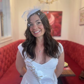 Jolie Tea Company - Bride in the Raspberry Booth! - Desserts Near Me - Beverly, Massachusetts