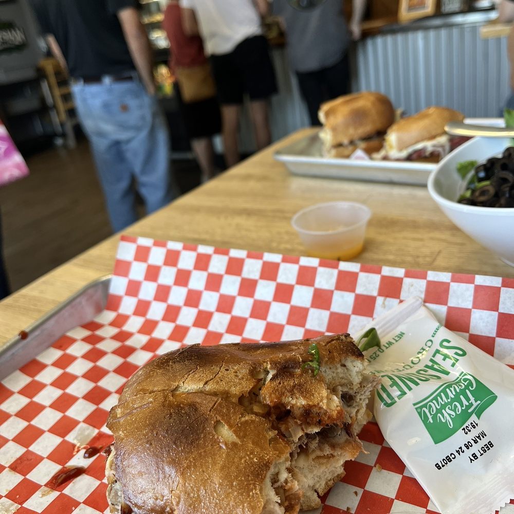 Rivers Edge Cafe - Melted Pork sandwich - Cafes Near Me - Sumner, Washington Rivers Edge Cafe - Melted Pork sandwich - Cafes Near Me - Sumner, Washington