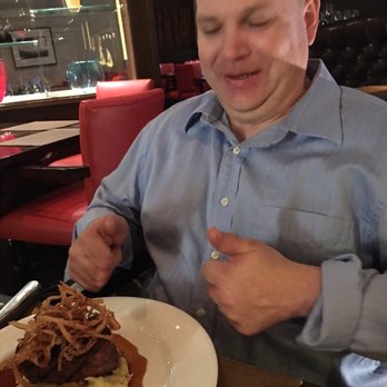 St. Germain's Steakhouse - This guy gives 2 thumbs up...and that's just presentation - Steakhouses Near Me - Rama, Ontario