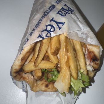 Pita Yeero - Chicken Yeero Pita & today's blessing. - Greek Near Me - New York, New York Pita Yeero - Chicken Yeero Pita & today's blessing. - Greek Near Me - New York, New York