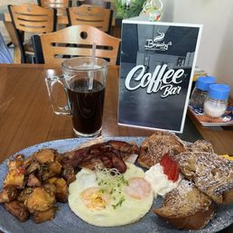 El Patio breakfast platter. The sazón in the papitas was exceptional.
