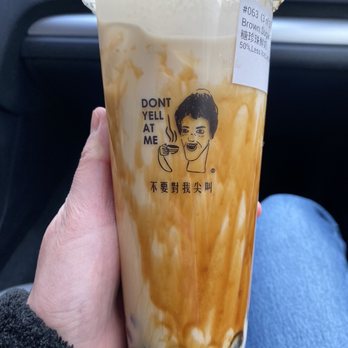Dont Yell At Me - Brown Sugar Pearl with Milk - Bubble Tea Near Me - Seattle, Washington