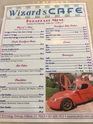 Menu photo 5 Wizards Cafe At Corbin Hollister, CA Menu photo 5 Wizards Cafe At Corbin Hollister, CA