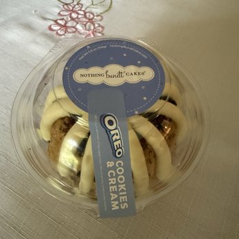 Nothing Bundt Cakes - OREO® Cookies & Cream Bundtlet - Bakeries Near Me - Franklin, Tennessee Nothing Bundt Cakes - OREO® Cookies & Cream Bundtlet - Bakeries Near Me - Franklin, Tennessee