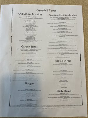 Menu photo 1 Alexanders Deli Diner New Baltimore, MI