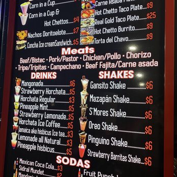 Aparicios - Menu - Food Trucks Near Me - Austin, Texas