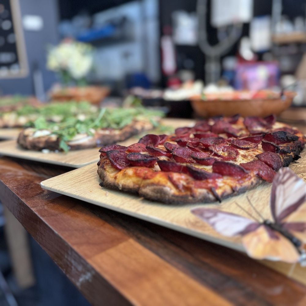 The Crafty Beaver Bar - Pepperoni Pizza and Pear and Arugula Pizza - Beer Bar Near Me - Tacoma, Washington The Crafty Beaver Bar - Pepperoni Pizza and Pear and Arugula Pizza - Beer Bar Near Me - Tacoma, Washington