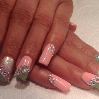 La Chic Nail Salon - My favorite colors pink and green - Nail Salons Near Me - Geismar, Louisiana La Chic Nail Salon - My favorite colors pink and green - Nail Salons Near Me - Geismar, Louisiana