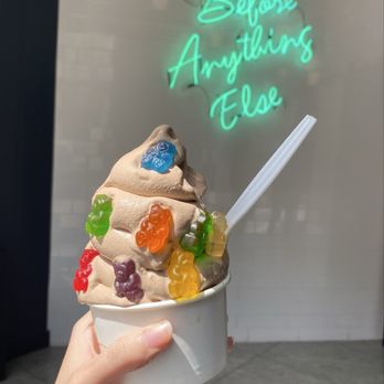 Ice Cream Bae - Chocolate ice cream and Gummy Brear - Ice Cream & Frozen Yogurt Near Me - Leawood, Kansas Ice Cream Bae - Chocolate ice cream and Gummy Brear - Ice Cream & Frozen Yogurt Near Me - Leawood, Kansas
