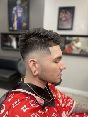 Latest haircut styles - Come in. Walk-ins welcome appointments available
Call or book on Yelp, Tapers, Fades, line up’s, tlacuache style haircut hot towel shave, facials eyebrows designs
Gentleman haircuts, call for your haircuts needs or just walk-in prices starting at $45 and up
Kids $35 and up
Seniors $30
Haircut and shaved $65 and up Latest haircut styles - Come in. Walk-ins welcome appointments available
Call or book on Yelp, Tapers, Fades, line up’s, tlacuache style haircut hot towel shave, facials eyebrows designs
Gentleman haircuts, call for your haircuts needs or just walk-in prices starting at $45 and up
Kids $35 and up
Seniors $30
Haircut and shaved $65 and up