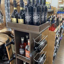 Cowboy Liquors - Good Fucking Wine, Tequila and Bourbon.   That's what the label says