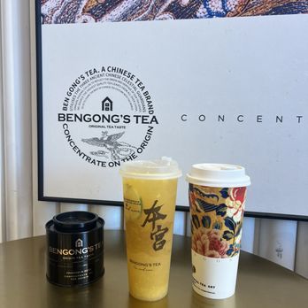 BenGong's Tea - Orange Jasmine Tea ( L ) (L) and Da Hong Pao Tea - Coffee & Tea Near Me - Irvine, California