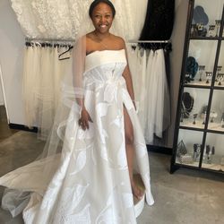 Blush Bridal Lounge - Erica helped me immediately modify the dress to decide how I liked it.