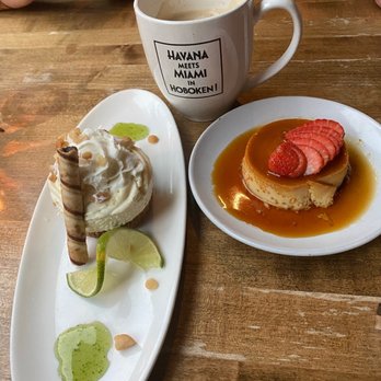 La Isla Restaurant - Key lime pie and coconut flan - Cuban Near Me - Hoboken, New Jersey La Isla Restaurant - Key lime pie and coconut flan - Cuban Near Me - Hoboken, New Jersey