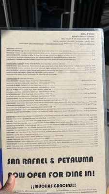 Menu photo 7 Sol Food Mill Valley Mill Valley, CA Menu photo 7 Sol Food Mill Valley Mill Valley, CA