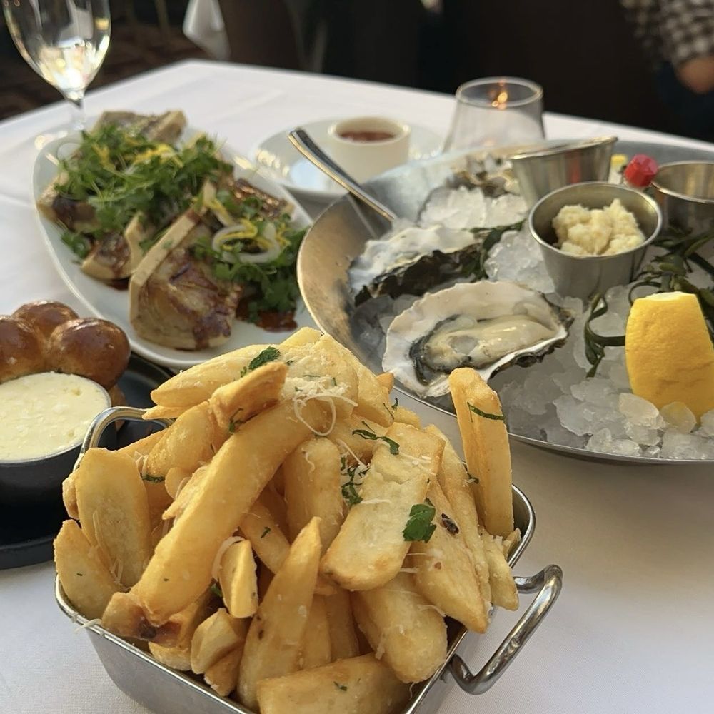 Oscar's Steakhouse - Roasted Bone Marrow, Half Shell Oysters, Steak Fries, Pretzel Bread w/salted butter - Steakhouses Near Me - Las Vegas, Nevada Oscar's Steakhouse - Roasted Bone Marrow, Half Shell Oysters, Steak Fries, Pretzel Bread w/salted butter - Steakhouses Near Me - Las Vegas, Nevada