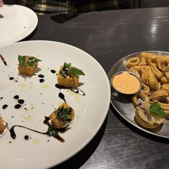 Cattivella - Sgagliozze (Right) & Calamari Fritti (Left) - Italian Near Me - Denver, Colorado