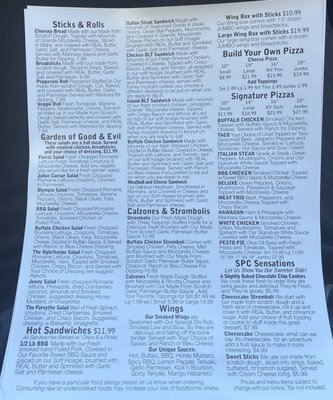 Menu photo 2 Savannah Pizza Company Savannah, GA Menu photo 2 Savannah Pizza Company Savannah, GA