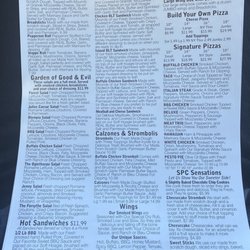 Savannah Pizza Company - Full menu