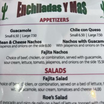 Enchiladas Y Mas - Menu - Salad Near Me - Austin, Texas