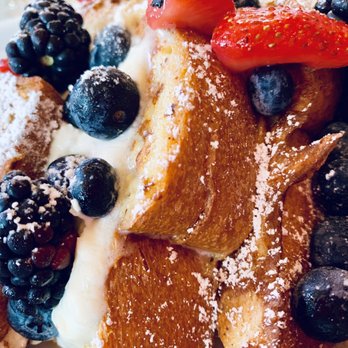 The Harvest - The one slice of french toast with marscapone - New American Near Me - Birmingham, Alabama The Harvest - The one slice of french toast with marscapone - New American Near Me - Birmingham, Alabama