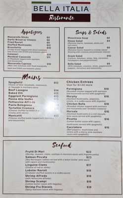 Menu photo 8 Bella Italia Ristorante Plano, TX Menu photo 8 Bella Italia Ristorante Plano, TX